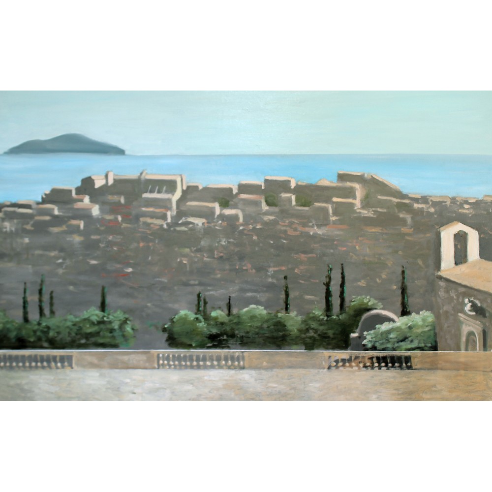 Dubrovnik - pictură în ulei pe pânză, artist Cristian Porumb